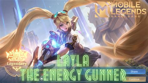 Mobile Legend The Energy Gunner Layla Game No 4 YouTube