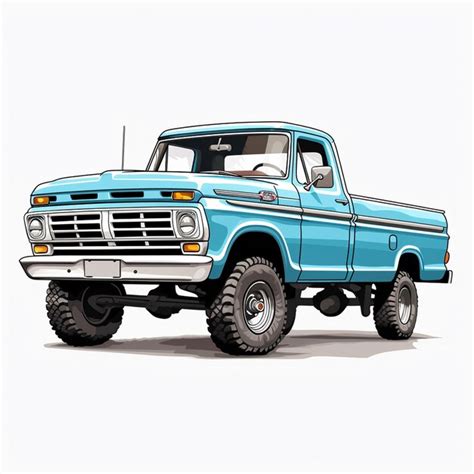 Premium Ai Image Classic Pickup Truck Timeless Elegance