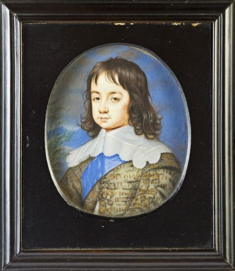 A Miniature of Charles II, as a young boy, Studio of John Hoskins (1590-1665), circa 1640 ...