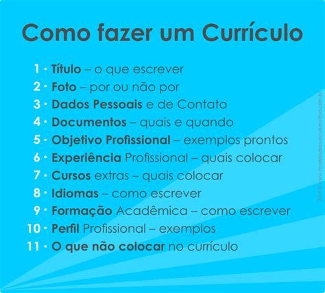 O Que Colocar Em Objetivo Profissional No Currículo