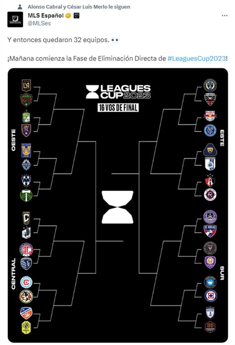 Así Se Jugarán Los Dieciseisavos De Final De La Leagues Cup Fechas A