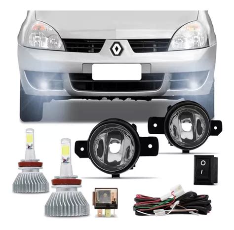 Farol De Milha Clio Sedan A E Par Super Led H K