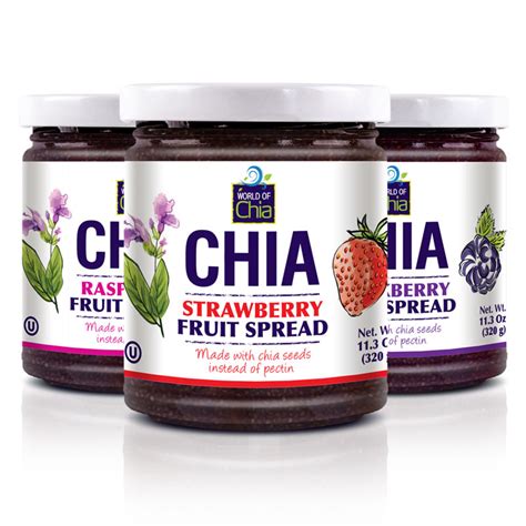 Standard Chia Fruit Spreads Flavors Pack World Of Chia