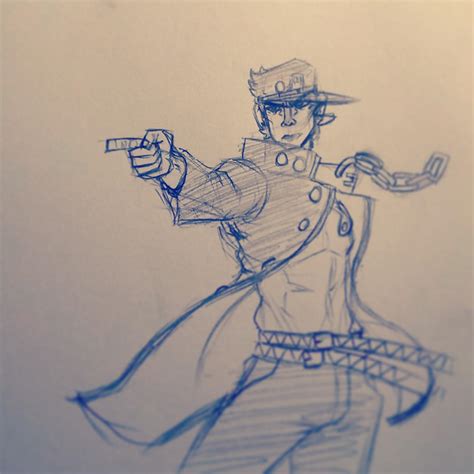 Jotaro Manga Pose