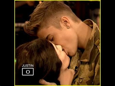 Ariana Grande And Justin Bieber Kiss On Cheek