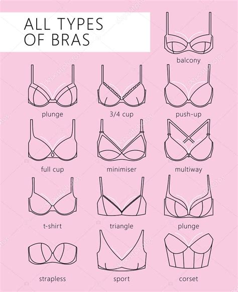 Types Of Bra Chart