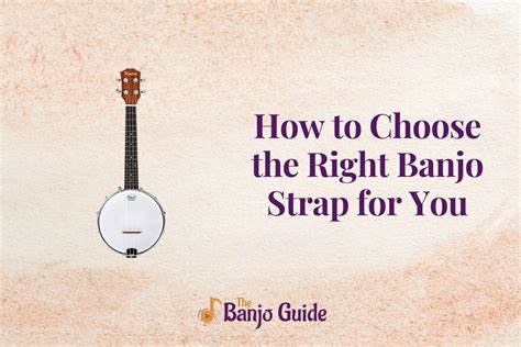 How To Choose The Right Banjo Strap For You The Banjo Guide