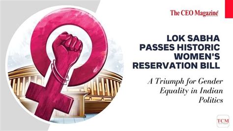 Lok Sabha Passes Historic Womens Reservation Bill