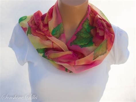 Items Similar To Pink Roses On Silk On Etsy