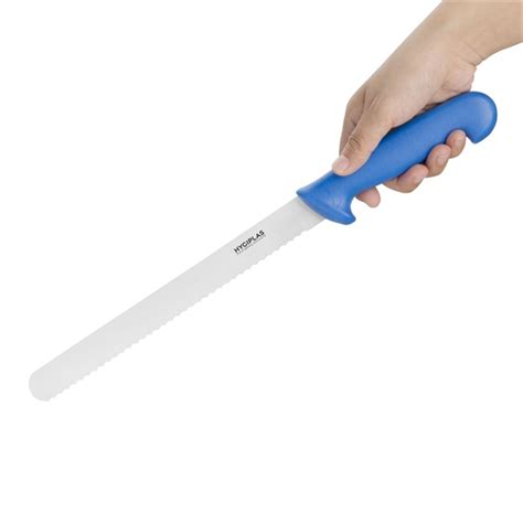 Hygiplas Slicer Serrated Blue 24 8cm FX120 Buy Online At Nisbets