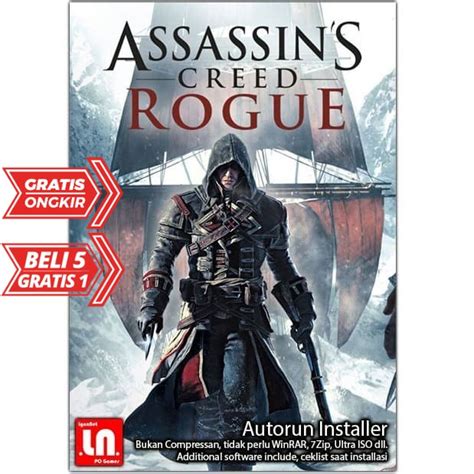 Jual Assassin Creed Rogue Pc Game Adventure Download Langsung Play Shopee Indonesia