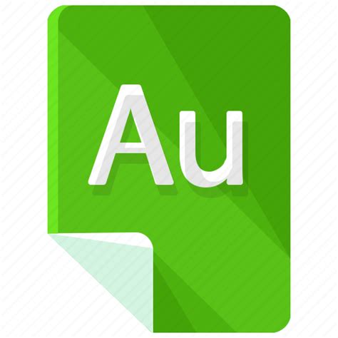 au extension file format icon