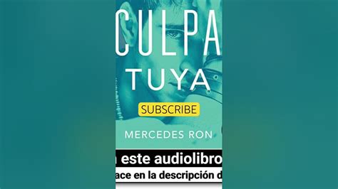 🔴🎧 Culpa Tuya Culpables 2 Audible Audiolibro Mercedes Ron Autor