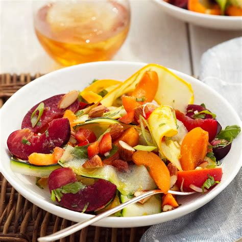 Spring Salad with Apricots, Almonds and Cilantro Recipe - EatingWell