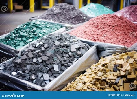 Pile Of Raw Materials Used For Television Screen Production Stock Image Image Of Generated