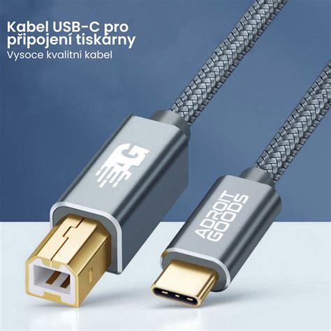 AdroitGoods Kabel Usb C Na Usb B Kabel K Kaufland Cz