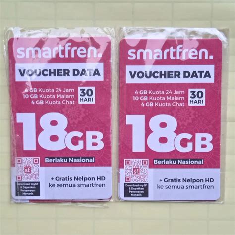 Jual Smartfren Voucher Data 18GB 30 Hari Murah Shopee Indonesia