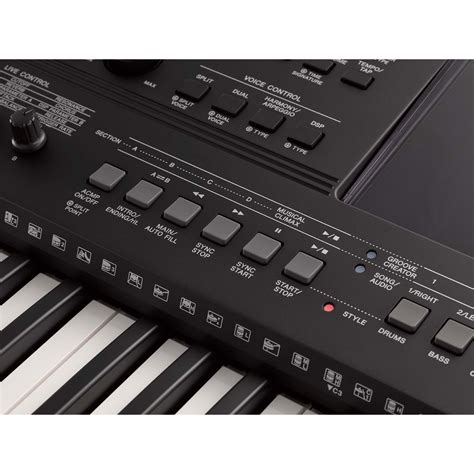 Yamaha Psr Ew Clavier Arrangeur Touches Dynamiques Noir