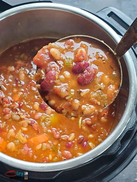 Instant Pot 15 Bean Soup Vegetarian Must Try Recipes