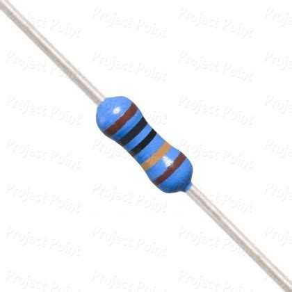 100K Ohm 0 25W Metal Film Resistor 1 0 25W MFR Resistor Color Code