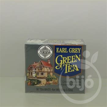 Mlesna earl grey zöld tea 50x2g 100 g Webáruház bijo hu