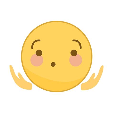 Conjunto De Emoticonos Amarillos Redondos Vectoriales Aislados En Fondo