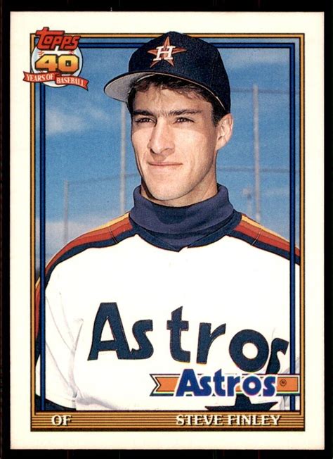 1991 Topps Traded Steve Finley Houston Astros 42T EBay