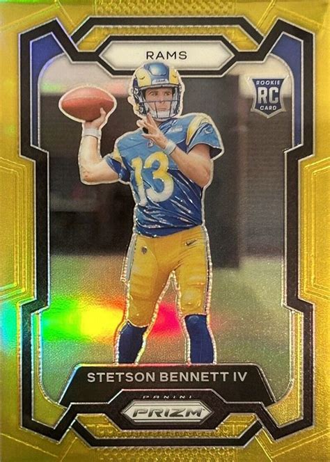 Stetson Bennett Iv 2023 Prizm Gold 358 Price Guide Sports Card Investor