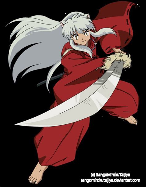 Inuyasha With Tessaiga By Sangomirokutaijiya On Deviantart Inuyasha