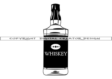 Whiskey Bottle 2 Svg Whiskey Svg Alcohol Svg Whiskey Etsy