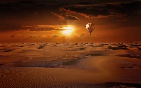 Balloons Over Sunset Wallpapers Wallpaper Cave