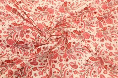 Pink Rayon Bada Panna Print Fabric At Rs Meter Rayon Printed