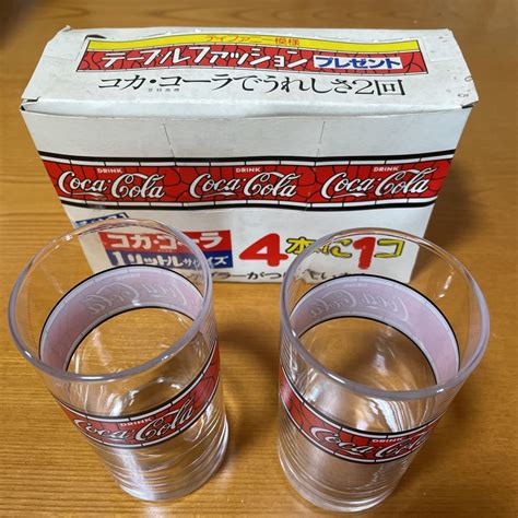 Yahooオークション 当時物 昭和レトロ Coca Cola コカコーラ グラス