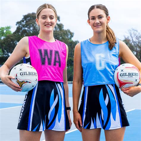 Reversible Netball Bibs Gilbert Netball