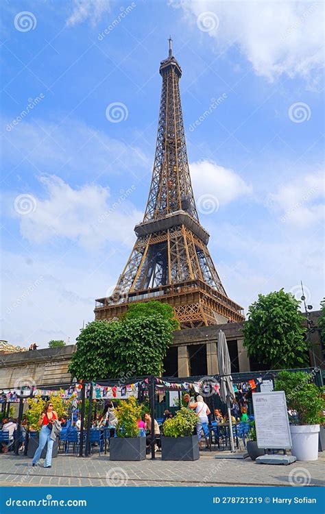 Eiffel Tower La Tour Eiffel Paris France Editorial Stock Image