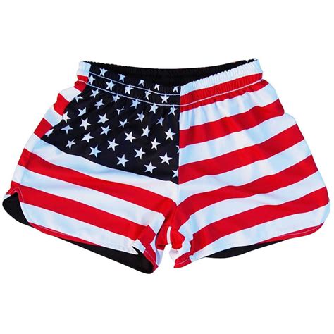 Women S American Flag And Eagle Sublimated Reversible Lacrosse Shorts For Sale Tribe Lacrosse