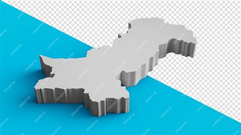 Mapa Topográfico 3d Do Paquistão Geografia Cartografia E Topologia