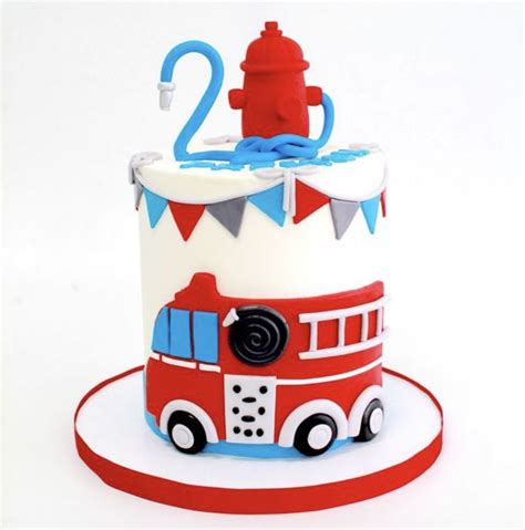 Fire truck cake | Firetruck cake, Themed cakes, Graduation cakes