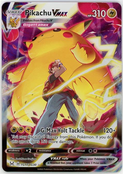 Pikachu Vmax Pokemon Lost Origins Full Art Ultra Rare Tg Tg