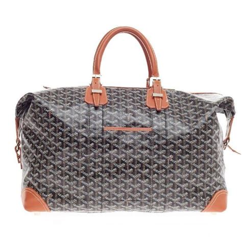 Goyard Boeing Travel Bag Canvas 45 At 1stdibs Goyard Duffle Bag 45