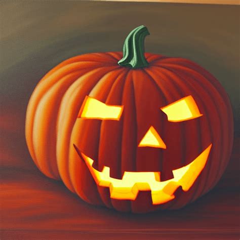 Halloween Pumpkin Painting · Creative Fabrica