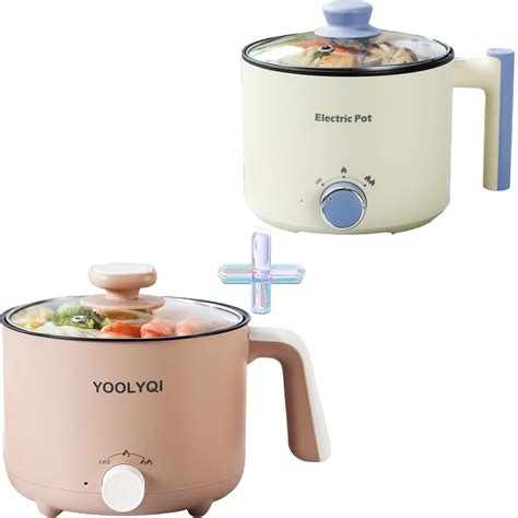 Amazon Electric Hot Pot L Ramen Cooker Dual Power Mini Portable Multi Functional