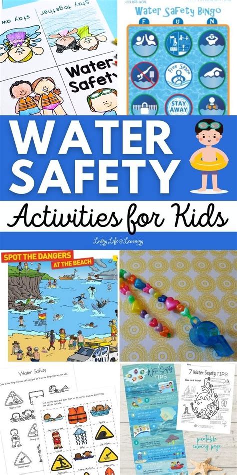 printable water safety rules  kids teach  children