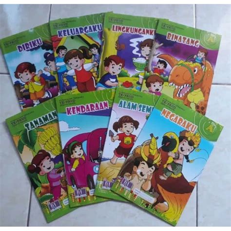 Jual Buku Paket Tematik Tk A Warna Shopee Indonesia