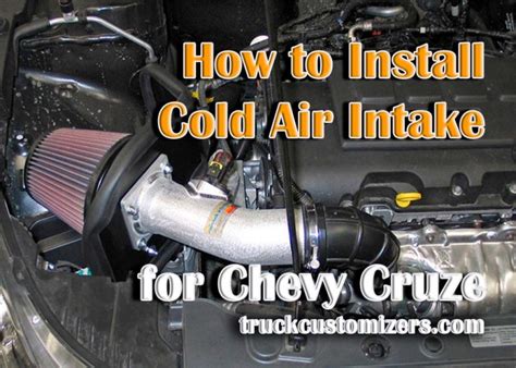 How To Install Cold Air Intake For Chevy Cruze