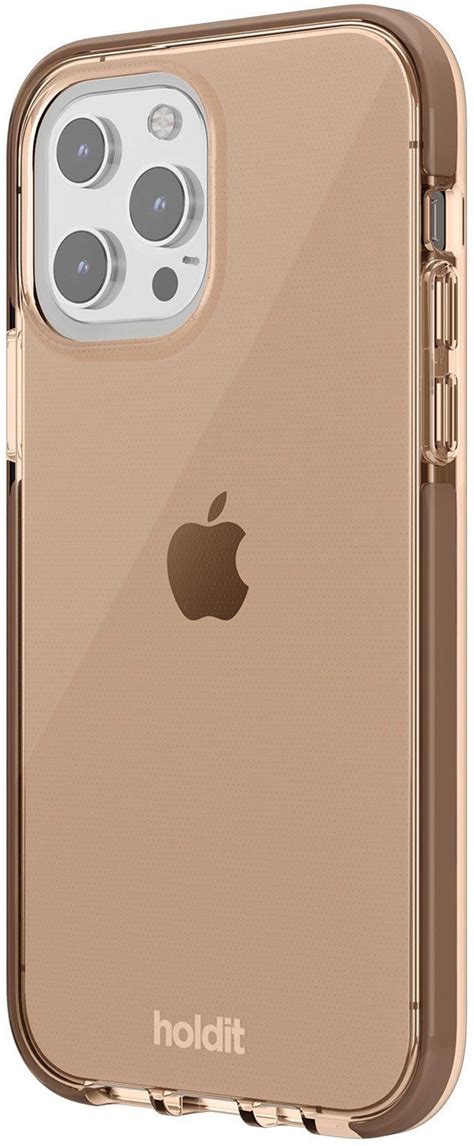 Гръб Holdit Seethru за Apple iPhone 13 Pro кафяв 7330985152917