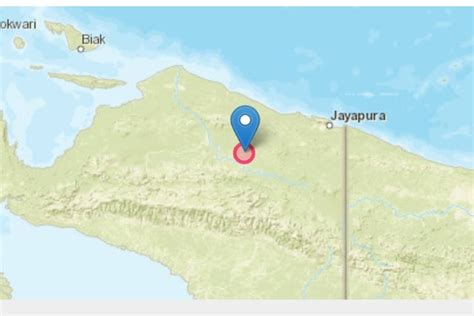 Terbaru Titik Pusat Gempa Hari Ini April Papua Diguncang