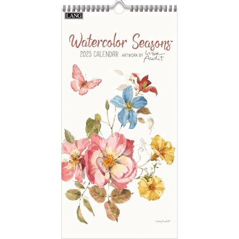 Watercolor Seasons 2025 Vertical Wall Calendar By Lisa Audit