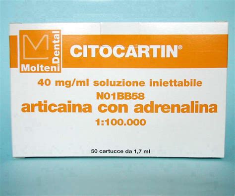 Citocartin Aic Articaina Con Adrenalina Mg Ml X