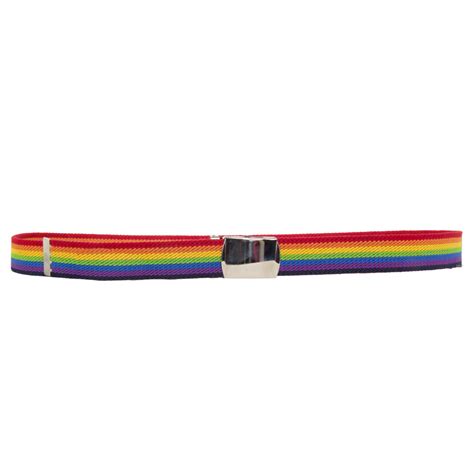 Wholesale Rainbow Belts Bulk Gay Pride Cheap Belts